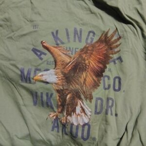 Graphic T-Shirt with Eagle Design